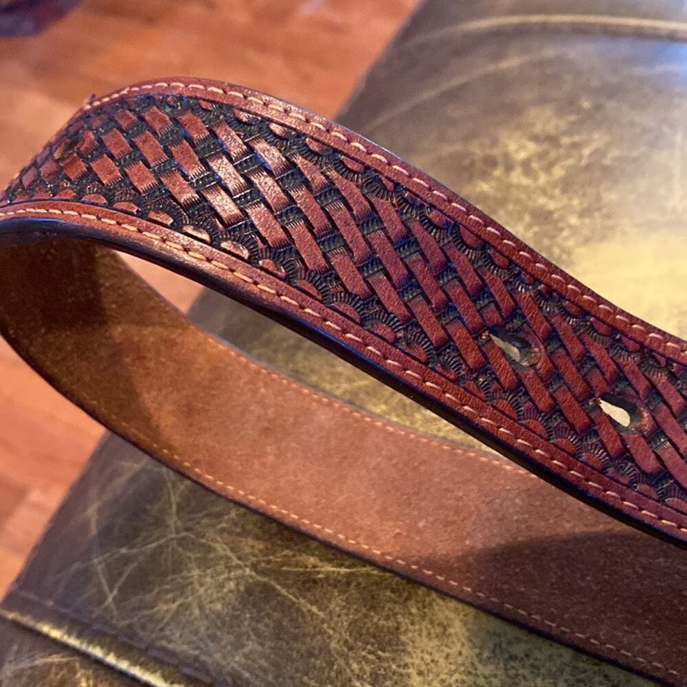 3D leather and bling belt - Picture 2 of 11